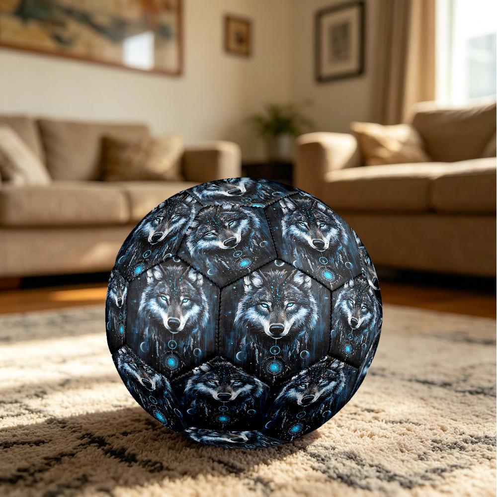1pc Wolf Dreamcatcher Size 5 Soccer Ball Professional Match Training Football Indoor &Outdoor Sports Ball Lightweight Durable c6529