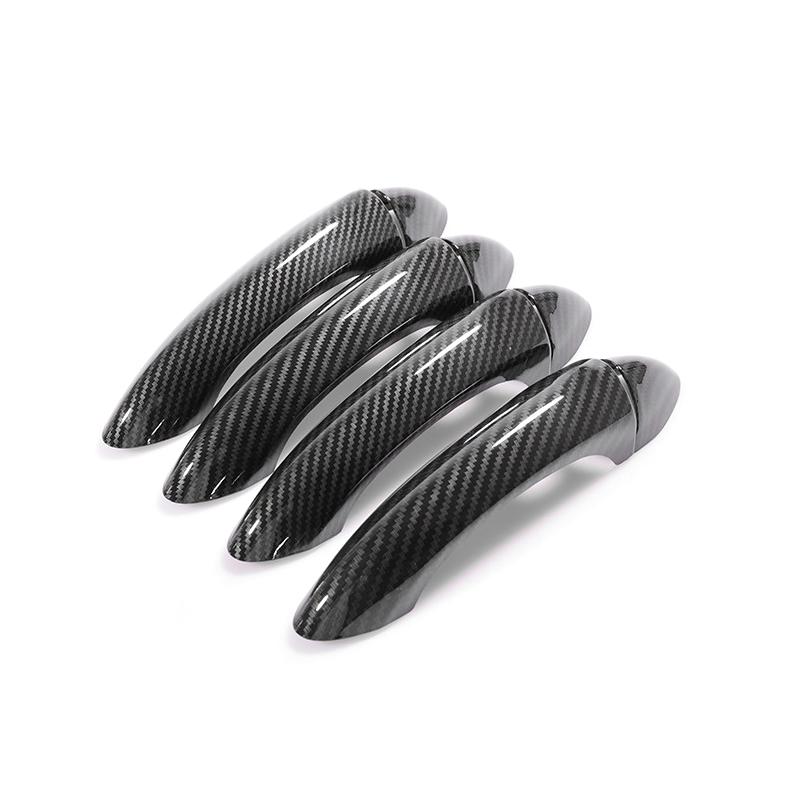 Для Chevrolet Cruze 2015 2016 2017 2018 автомобильный Стайлинг внешняя дверная ручка/дверная чаша текстурированный чехол из углеродного волокна