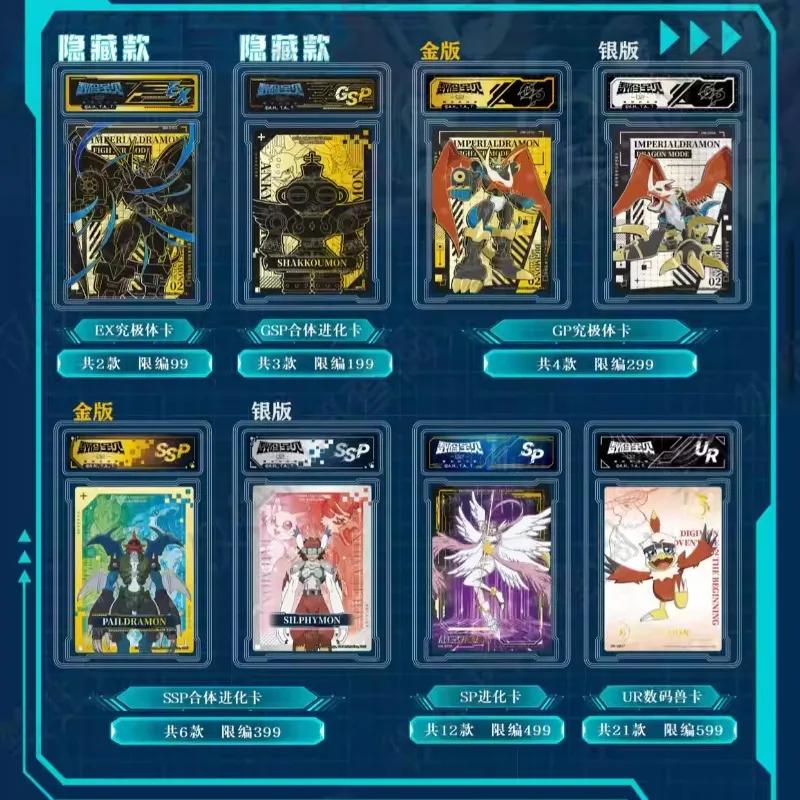 Card Fun Digimon Adventure 02 Movie Cards, Summon Limited Edition, Memorial Collector Brick, Festival Premium Gift Set