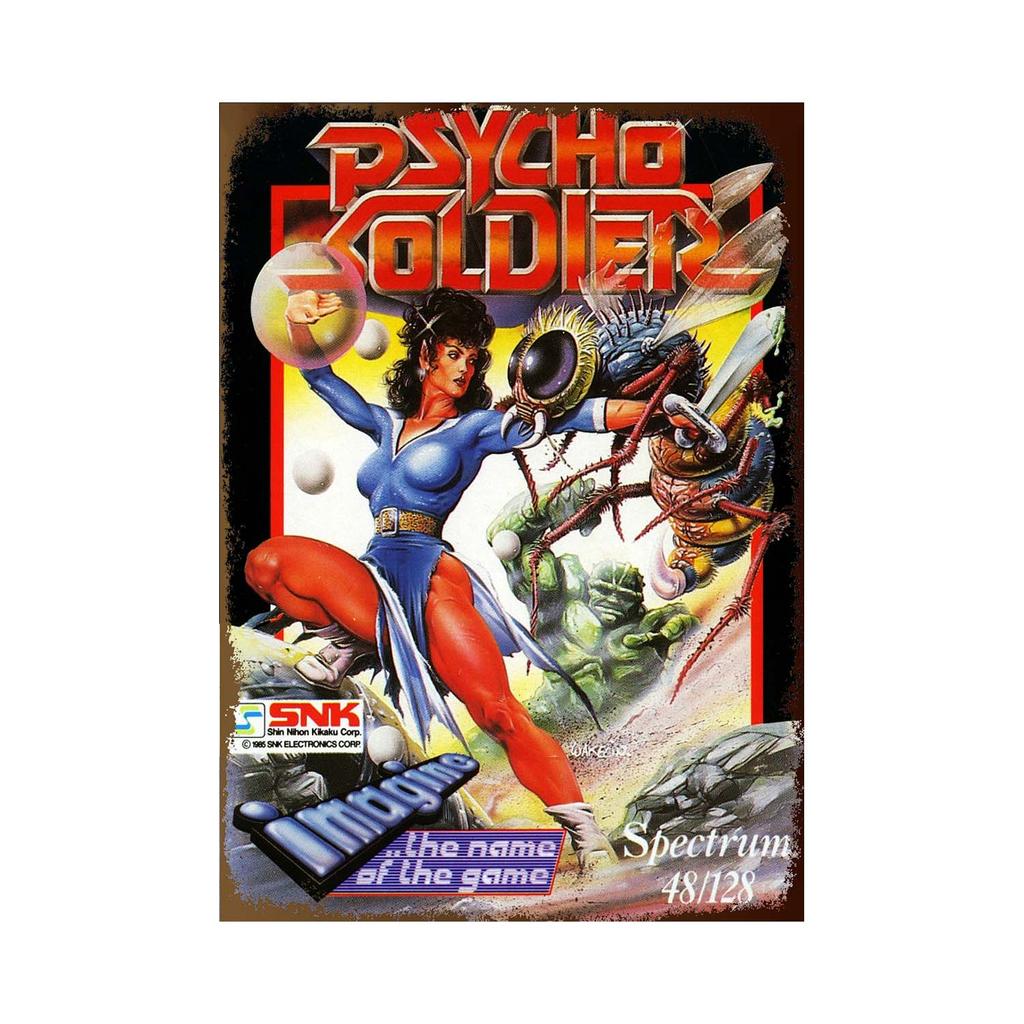 Collection of Classic Games Born In The 70s and 80s Super Space Invaders Game Video Game Metal Tin Sign Retro Poster Wall Decor