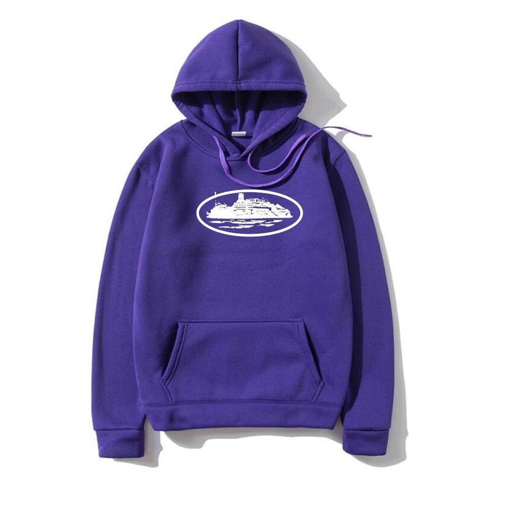 Толстовка с капюшоном и рисунком в виде дьявольского штампа, осенне-весенняя, флисовая, с длинными рукавами, повседневная, для мужчин и женщин.