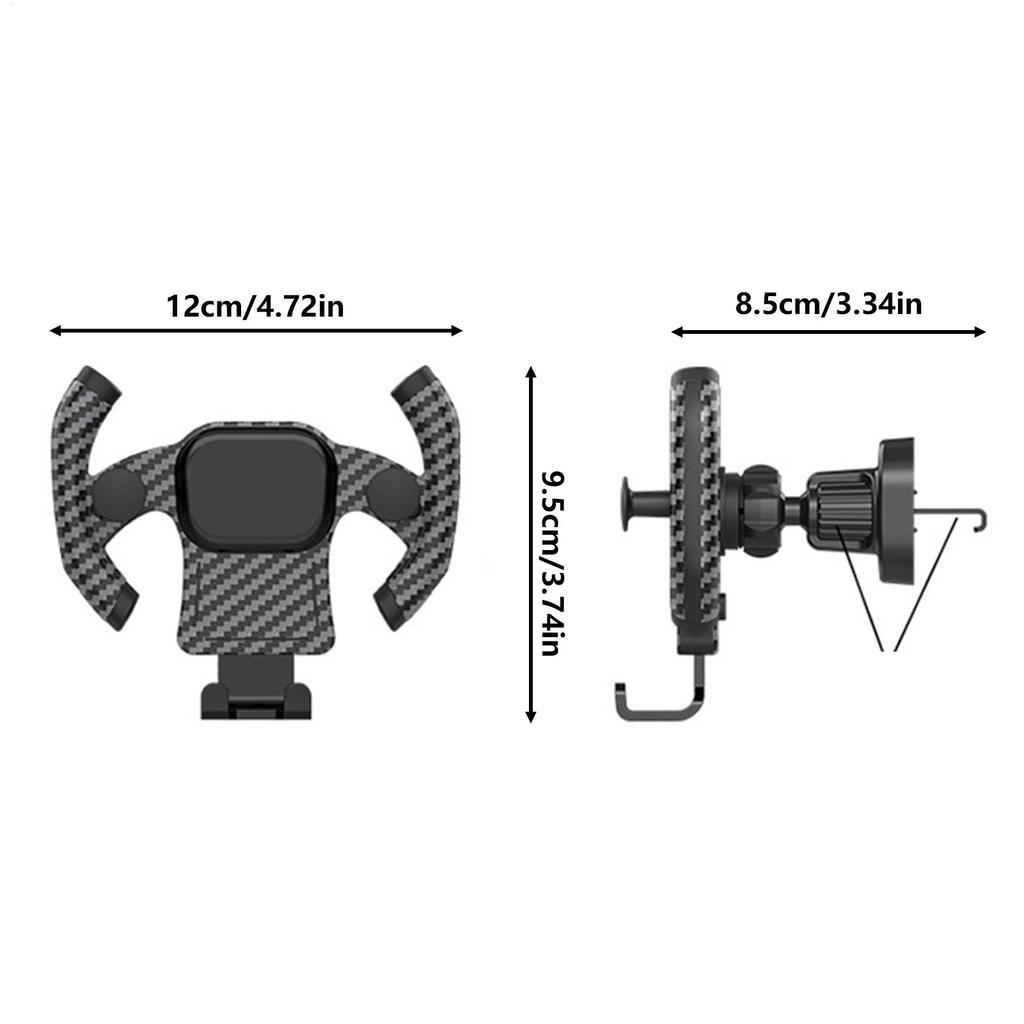 New Car Air Outlet Mobile Phone Holder Retractable Cradles Smartphone Support Rack Shape Gravitys Mobile Navigation Bracket