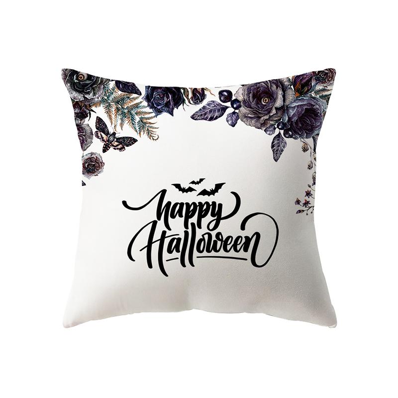 Тыквенный череп с принтом Хэллоуина, тема, наволочка, чехол для дивана, праздничный подарок, украшение для вечеринки, домашний декор