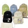 Schoolbag Korean version ins style schoolbag women's new simple and cute versatile junior high school high school students large capacity backpack