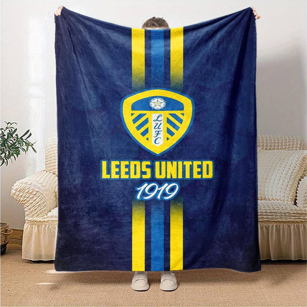 LUFC Print Flannel Blanket High Quality Warm Comfortable Cover for All Seasons Perfect for Gifts Home Decor