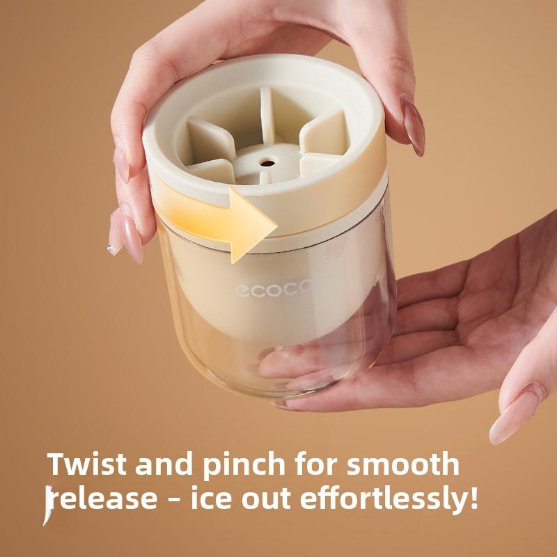Spherical Ice Cube Maker Small Household Whiskey Snowflake Large Ice Ball Silicone Mold Ice Tray