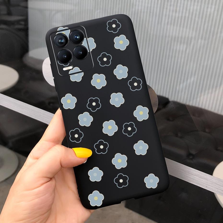 Чехол для Realme 8 Лавандовый Подсолнух Силиконовая Задняя Крышка Для Realme 8 Pro 8i Realme8 4G RMX3085 Мягкий ТПУ Чехол для Телефона Роскошный Чехол
