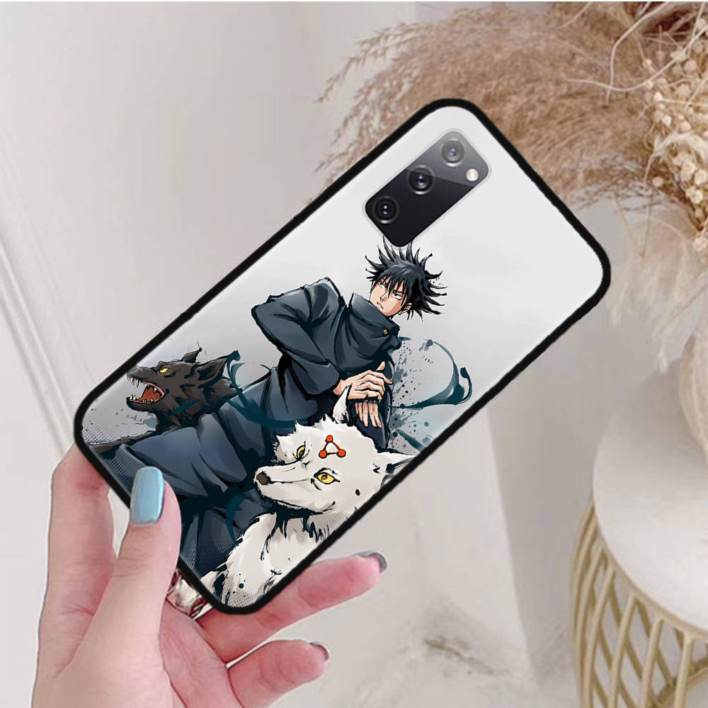 Черный чехол для OPPO Reno 8 6 5 4 Pro Plus Find X3 A17 A3 A31 A38 A40 A53 A54 A55 A74 A76 A78 A77 A80 A94 A95 A96 Lite W-70 Jujutsu Kaisen