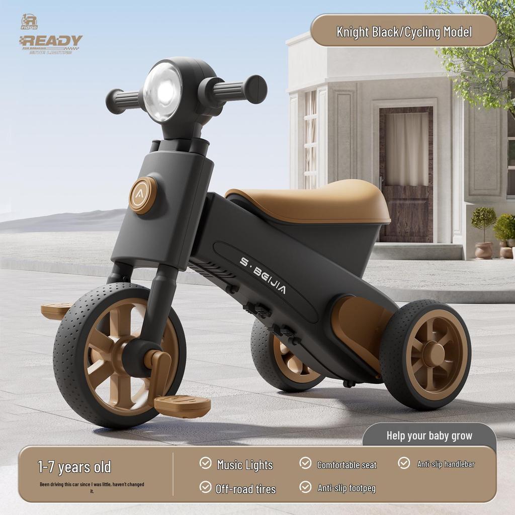 2025 Electric Balance Bike for Toddlers: 1-3 Years, Three-Wheeled, Entry-Level Scooter