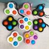 Fidget Toys Fidget Sensory Pop It Toy Push Pop Bubble Key Chain Spinner Simple Dimple Popit Fidget