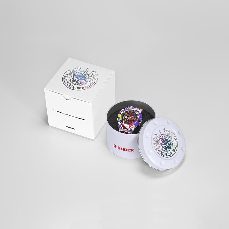 Casio X Evangelion серия G-SHOCK Кварцевые мужские и женские одинаковый стиль цветной циферблат GA-110EVA30-7APR GA-110EVA30-7APR