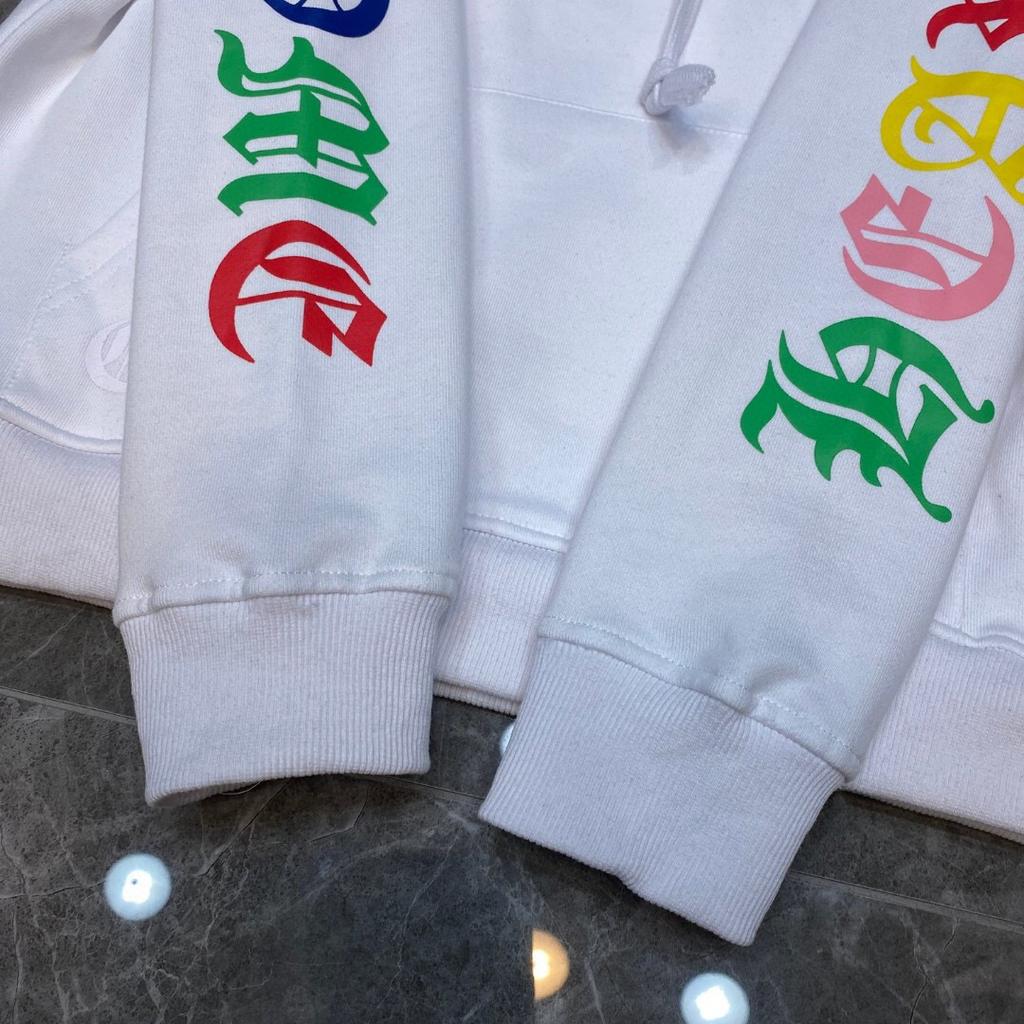 8318 CHROME HEARTS 2026 Новый Весенне-Осенний Большой Размер Тонкий Стиль Классический Стиль Худи с Капюшоном с Логотипом для Пар