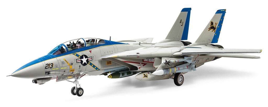 Tamiya Серия "Шедевр авиации" 118 ВМС Grumman Tomcat Пластиковая сборная модель 61118 1/48 №. НАС. F-14D