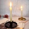 Metal Candle Stand Vintage Round Candlestick  Home Wedding Decorations
