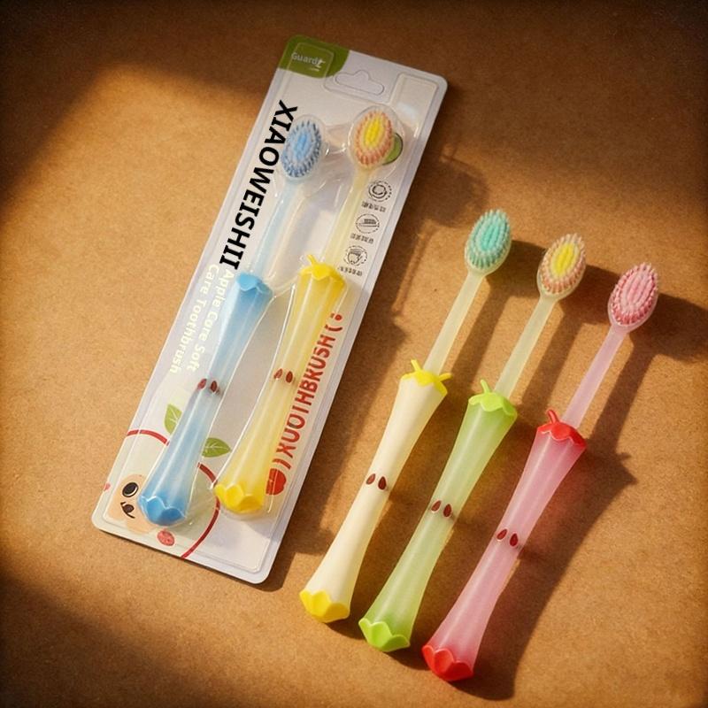 Две зубные щетки с мягкой щетиной для отбеливания зубов. Подходят для детей и взрослых. Уход за полостью рта.