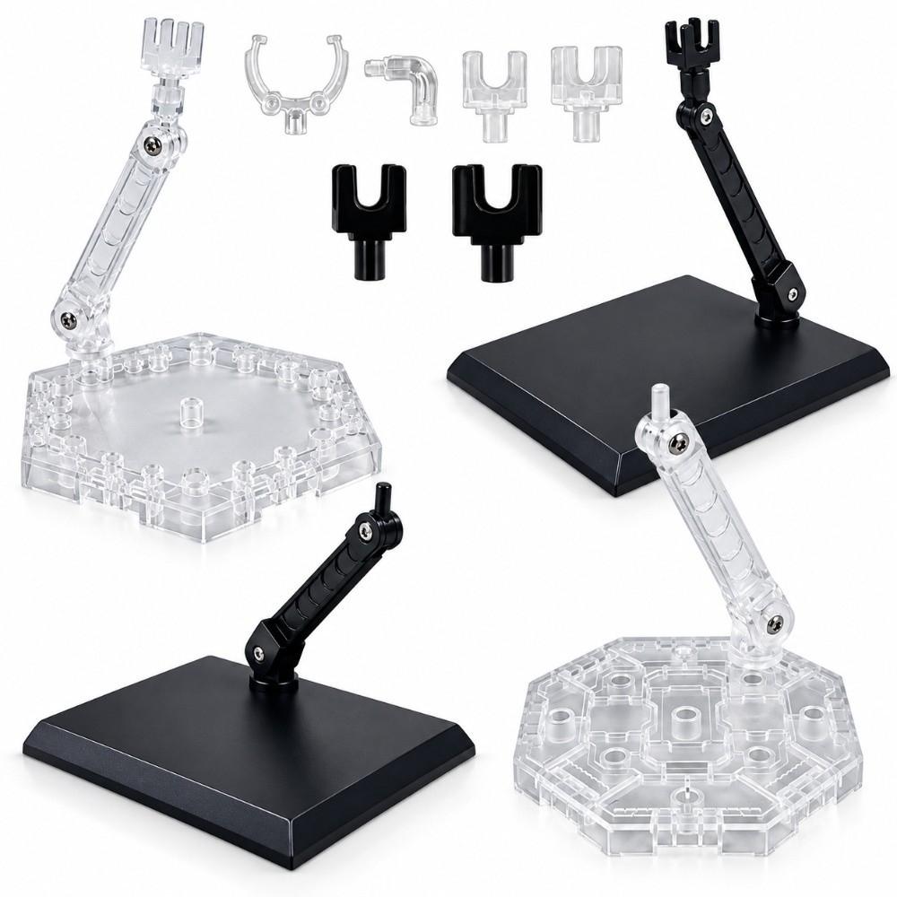 Adjustable Arm Action Figure Display Stand Transparent Action Figure Base HG Model Figures