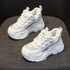 Inner Height-increasing Dad Shoes Women's Thick-soled Transparent Net Casual Fashion Sports Versatile Tide Muffin Women's Shoes