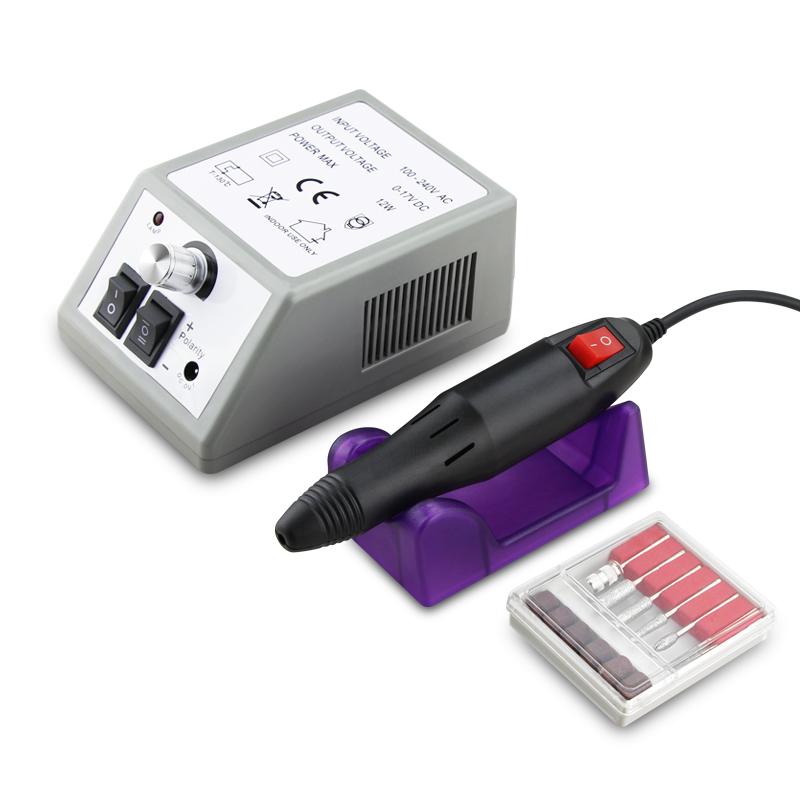 Электрическая дрель для ногтей, 35000/20000 об/мин, набор фрез для маникюра, электрическая пилочка для педикюра, маникюра