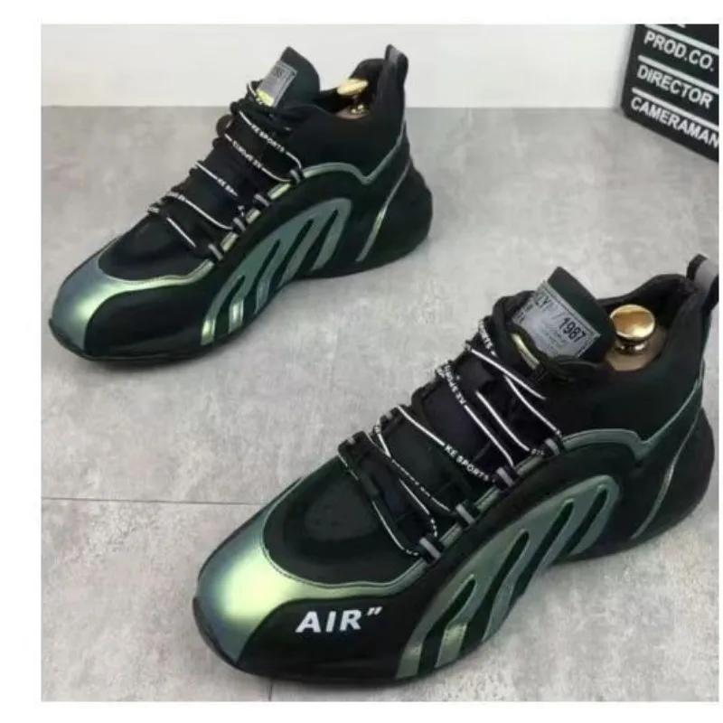 Мужские кроссовки для бега на открытом воздухе, кроссовки для бега трусцой 2024 года, новые вулканизированные плоские повседневные кроссовки для мужчин, обувь для папы Zapatillas Hombre