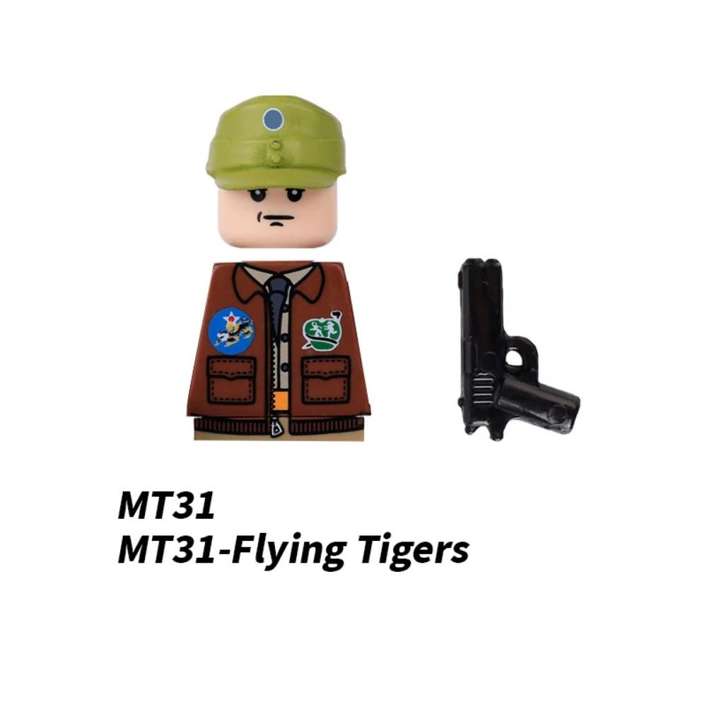 Детали солдат 101-й воздушно-десантной дивизии США, конструктор, офицер, армейский воин, пехота, военные аксессуары, оружие, кирпичики, игрушки GR03