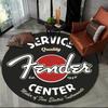 29 Style New Fender Retro Guitar Instruments Music Round Carpet Rug for Bedroom Living Room Sofa Decoration,pet Decor Floor Mat