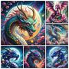 5D Diy Diamond Embroidery Dragon And Flower Diamond Painting Needleworks Cross Stitch Needleworks Home Decor J3983