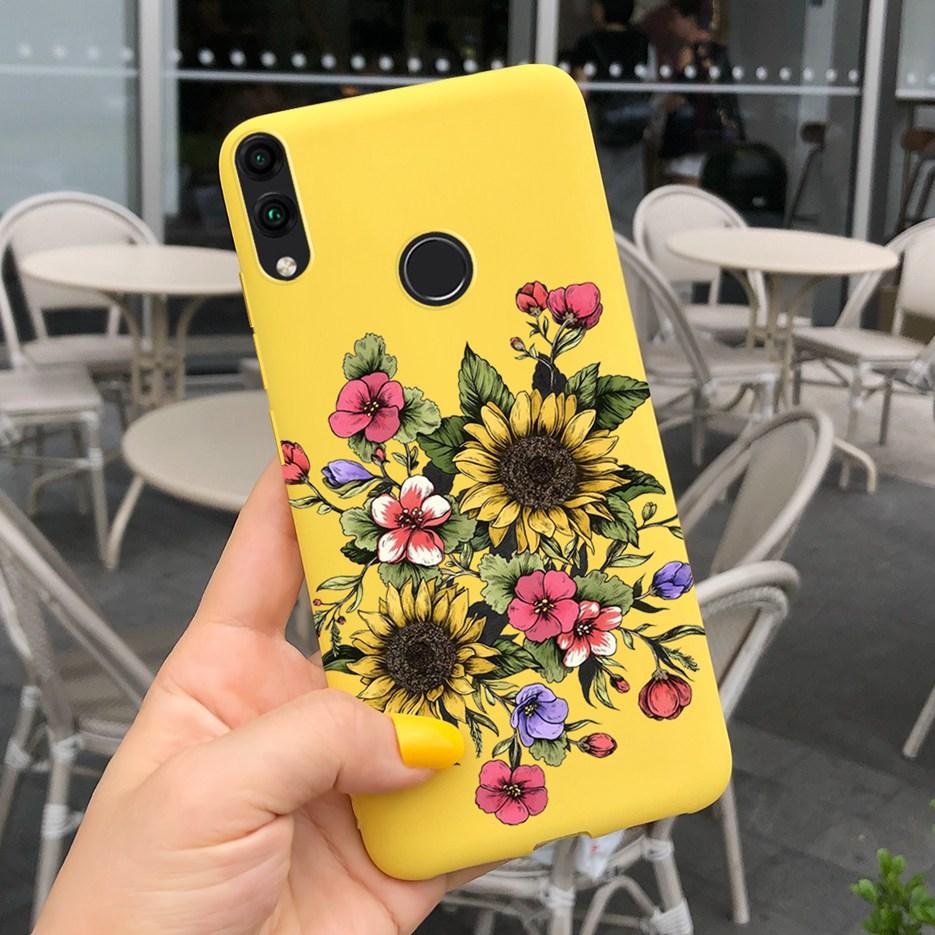 Cute Candy Painted Cover For Huawei Honor 8C Case Honor 8X Soft Silicone Back Cover For Honor 8C 8X Cases Honor8C Honor8X Bumper