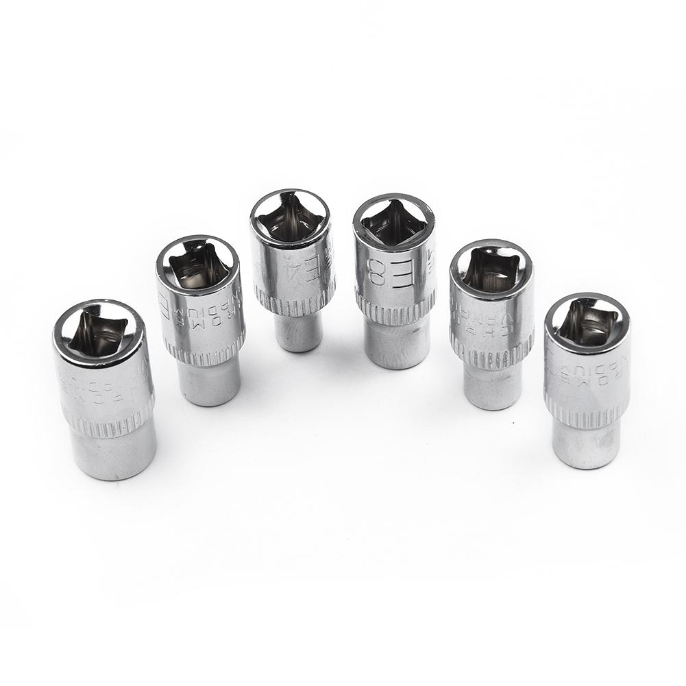 Drive Sockets E4 E5 E6 E7 E8 E10 Supplies 1/4 Inch Torx Star Hand Tools