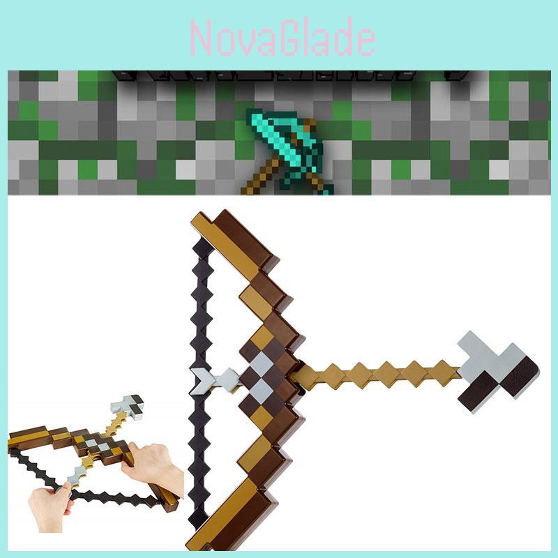 Пластиковый лук и стрелы Minecraft для детей Прочный и веселый игровой процесс в стиле Minecraft