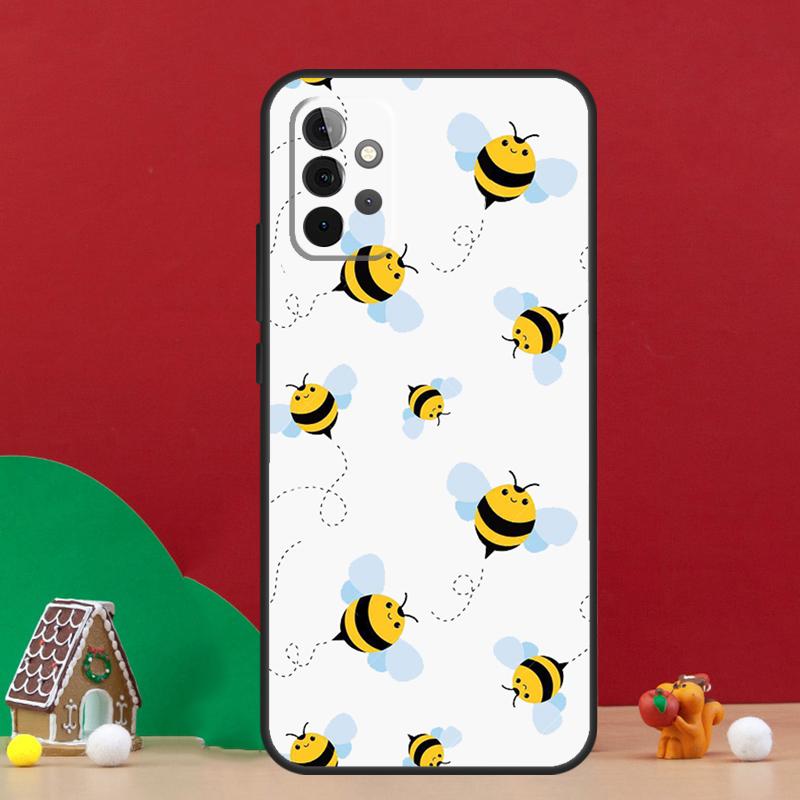 Bee Bumblebee Pattern Case For Samsung Galaxy A54 A06 A16 A26 A36 A56 A53 A32 A52 A33 A13 A55 A35 A15 A14 A34 A17