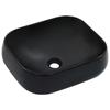 Rectangular Black Ceramic Sink - VIDAXL - 44.5 X 39.5 X 14.5 Cm - Countertop - Can Serve As an Ornament
