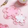 Heat Insulation Table Mat for Tea and Milk Mug Sakura Coffee Cup Coaster Cherry Blossom Placemat Kitchen Placemat 1Pc Cup