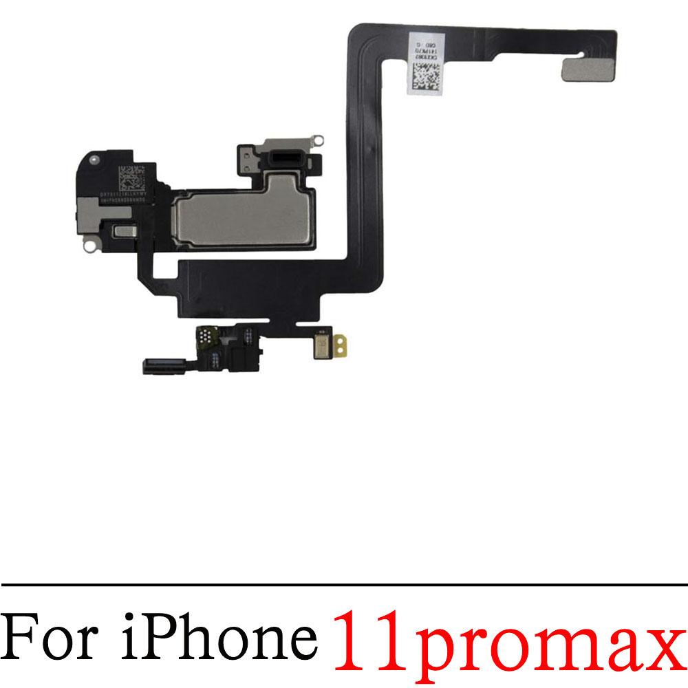 Динамик уха для iPhone X XR XS 11 Pro Max Слуховой динамик с шлейфом Замена БЕЗ Face ID