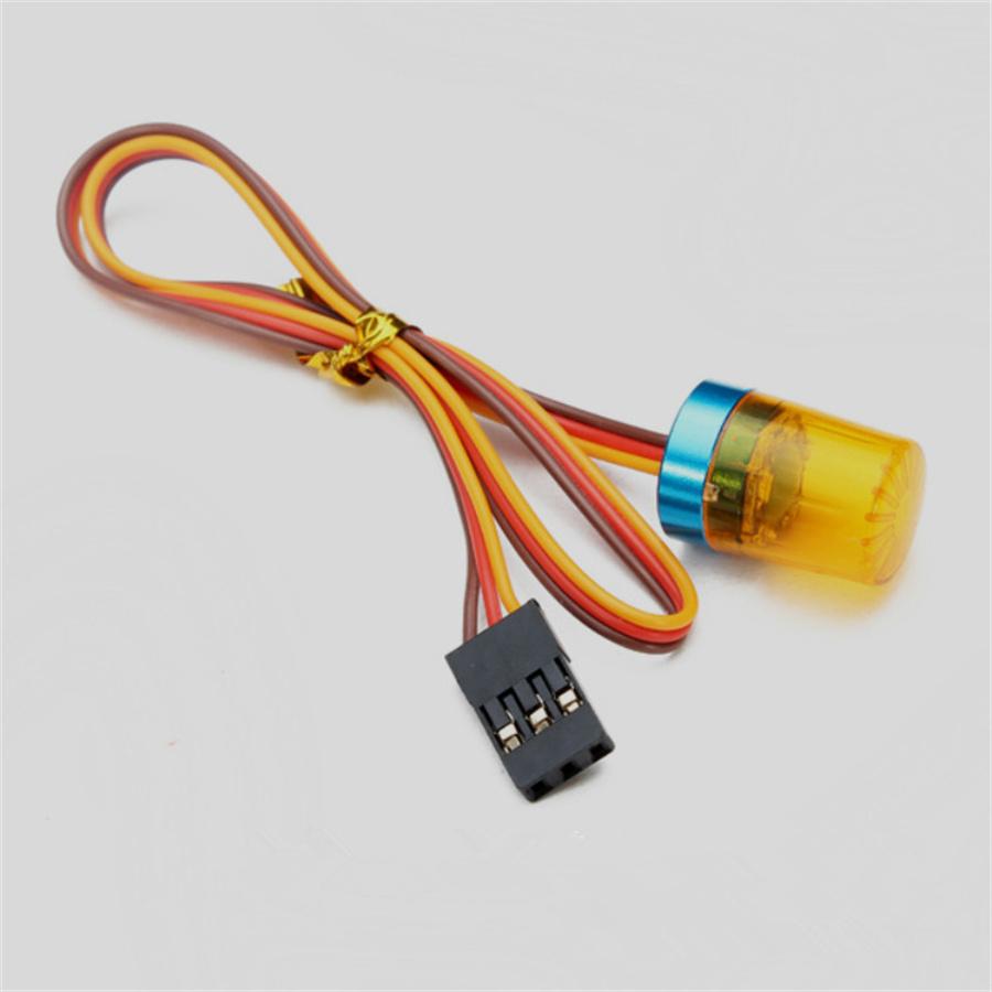 13mm X 18mm LED Flash Rotation Flasher Light Yellow Project Lamp For 1:10 RC Car