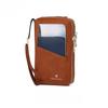 Новая RFID-защита от кражи, многофункциональная сумка-мессенджер для паспорта и удостоверений личности, с длинной двойной молнией.