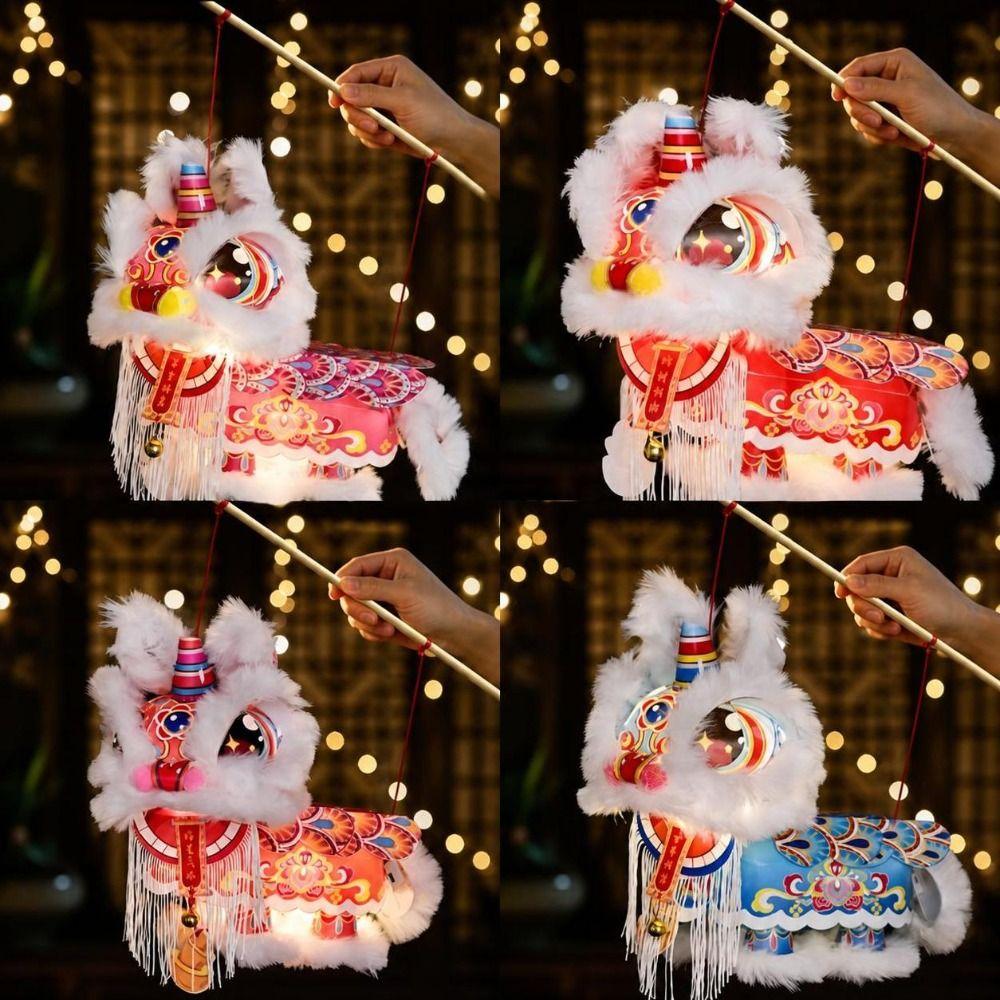 DIY Material Package Ancient New Year Lantern Luminous Hand-held Lantern Mid-Autumn Festival