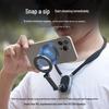 Магнитный ремешок для телефона TELESIN, совместимый с Magsafe (Черный Нейтральный Стиль)