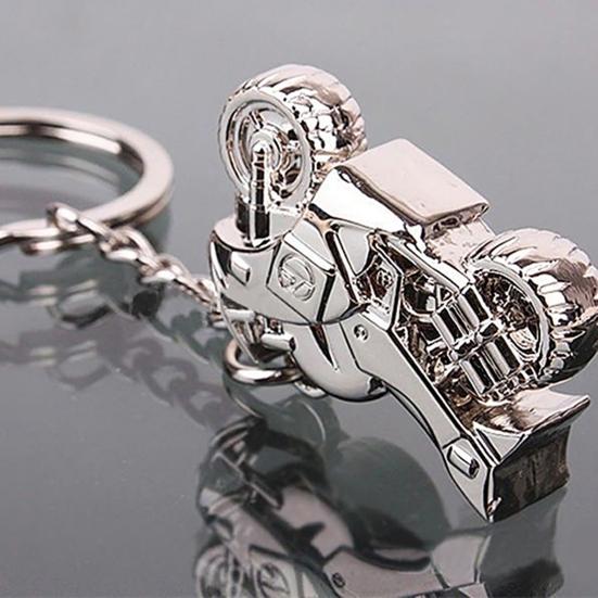 Men Keyring Exquistie Decorative Zinc Alloy Cool Motorcycle Pendant Keychain for Party