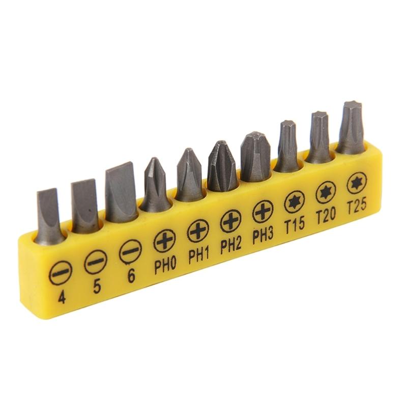 Многофункциональная отвертка 180 градусов, нескользящая ручка отвертки, 4/5/6/PH0/PH1/PH2/3/T15/20/25 бит