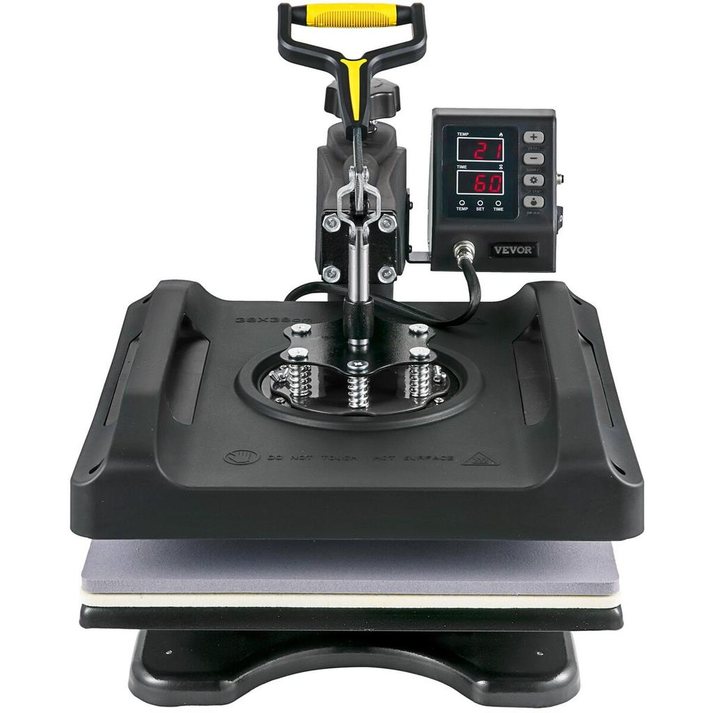 Heat Press Machine 15 x 15 Inch 8 In 1 Heat Press 1000W Sublimation Machine 360° Rotation Swing Away Heat Press 8 In 1 Shirt Printing Machine