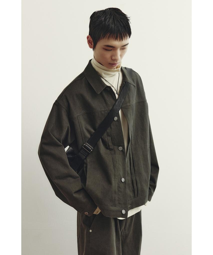 Youth Denim Jacket - Khaki