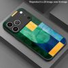 Двухмерный однотонный чехол для телефона iPhone 17 16 15 14 13 12 11 X XR XS Max Pro 8 plus - Защитное стекло