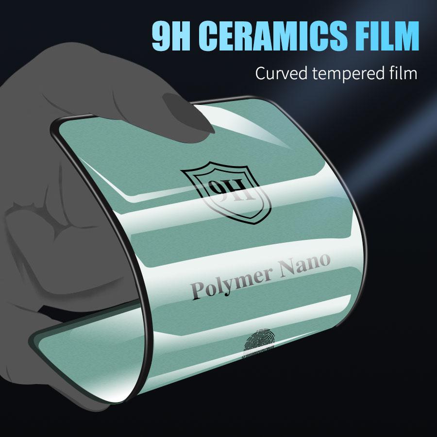 Для Samsung Galaxy S25 S24 S23 S22 S21 S20 Ultra S10 Plus Note 20 Ultra 10 Plus Full Glue Soft Ceramic Screen Protector