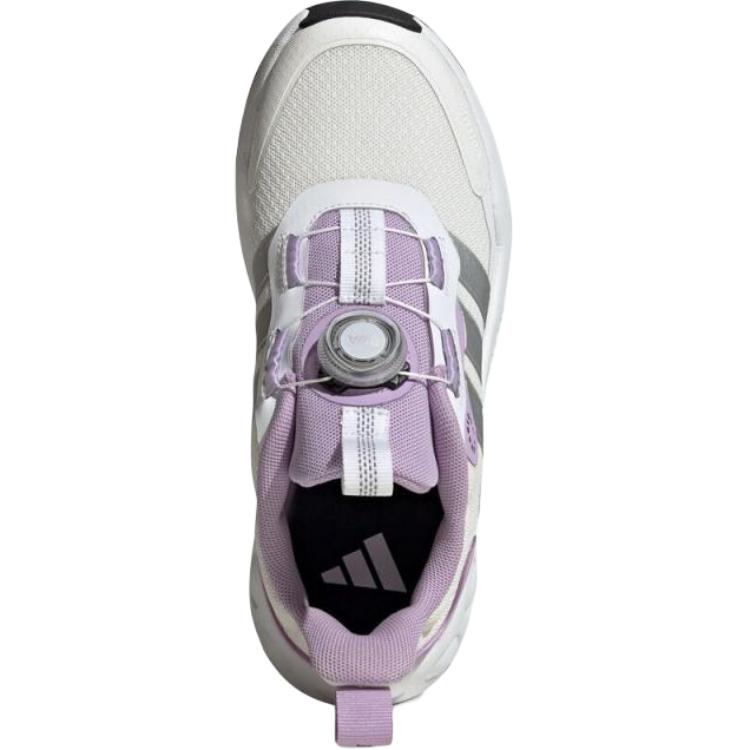 adidas Nitrobubble Boa Удобные Универсальные Модные Низкие Детские Кроссовки для Бега Детские Кроссовки для Бега Белые IH1564
