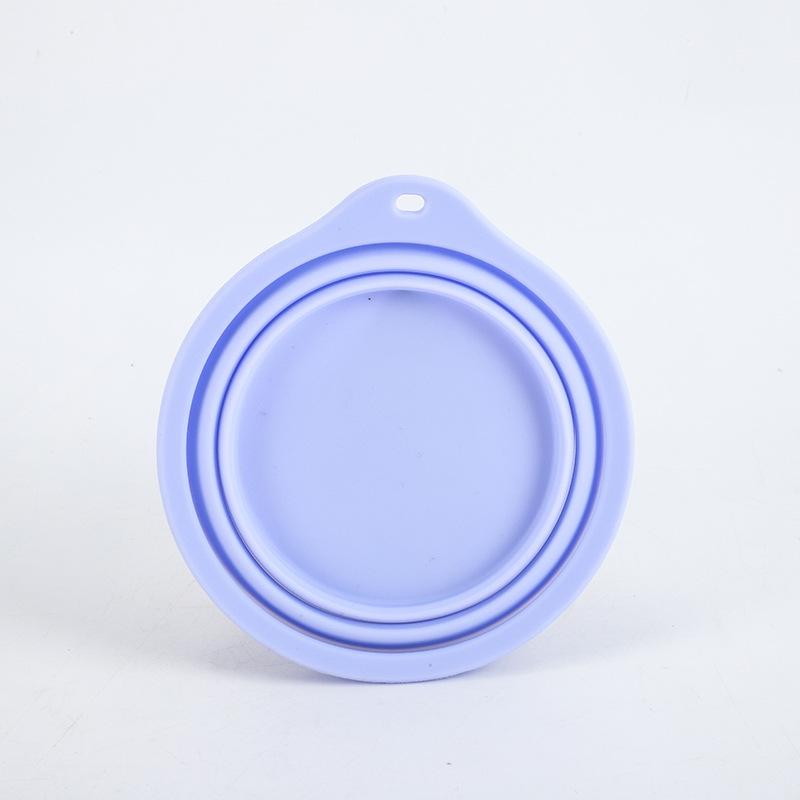 Collapsible Silicone Dog Bowl - Portable Outdoor Pet Food & Water Bowl