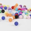 500G Acrylic Beads Bayberry Beads Round Loose Beads Fit Europe Beads For Jewelry Making