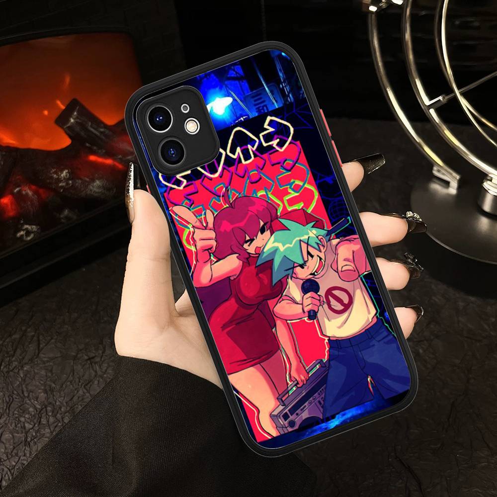Игровой чехол для телефона Friday Night Funkin для iPhone 16 15 14 13 12 11 Pro Max 7 8 6 6s Plus Матовый чехол