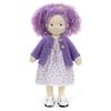 BlissfulPixie Waldorf Doll, Handmade Doll - Fruzie, 30cm, Soft, Cute Plush Girl Doll, Perfect for Kids