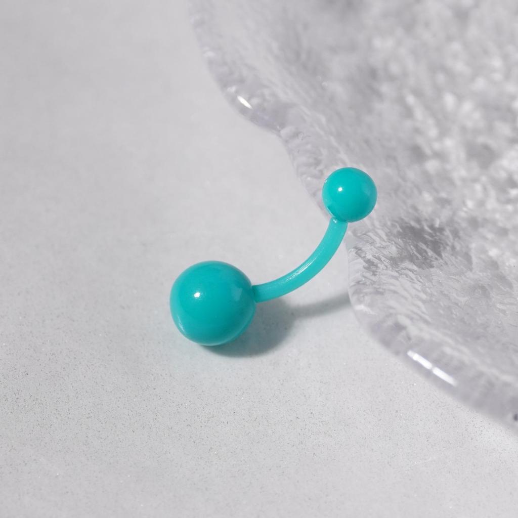 Акриловые конфетные цвета УФ мягкие украшения для пирсинга пупка