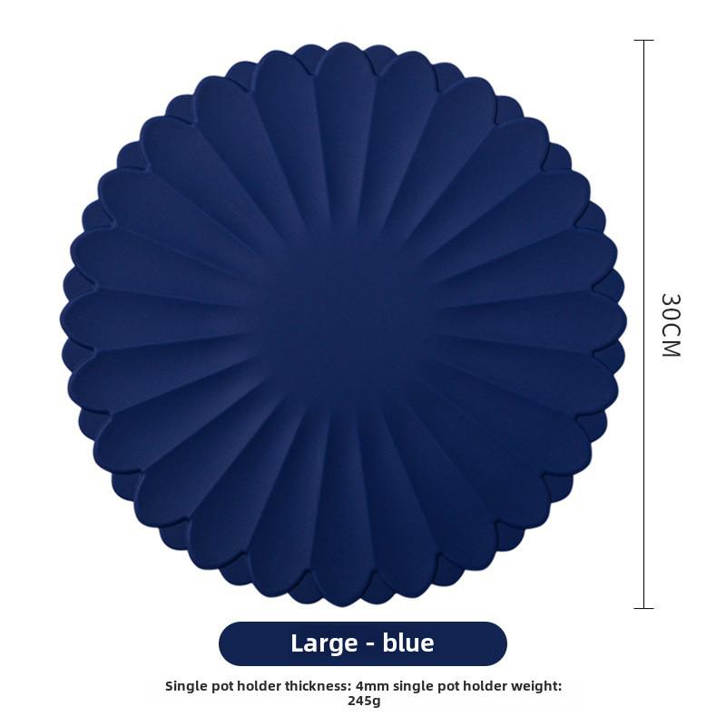 30cm Durable Anti-Scald Silicone Placemat - High Temperature Resistant